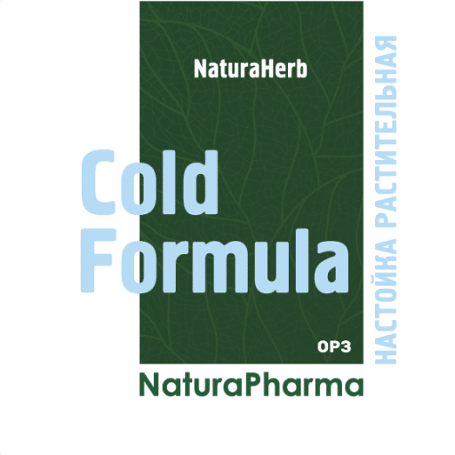 НАСТОЙКА РАСТИТЕЛЬНАЯ COLD FORMULA ОРЗ