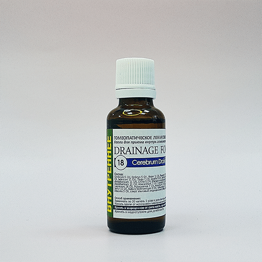 CEREBRUM DRAINAGE FORMULA № 18