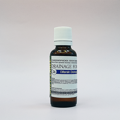 DIFENSIN DRAINAGE FORMULA № 26